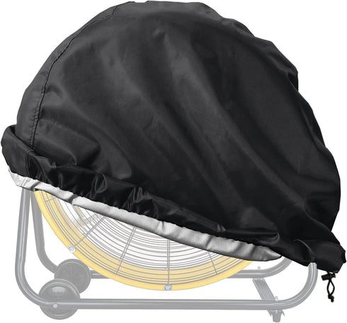 Industrial Fan Cover,Waterproof&Dustproof Cover Suitable for 24" High Velocity Movement Heavy Duty Drum Fan, Heavy Duty Outdoor Floor Fan Cover,Fi...