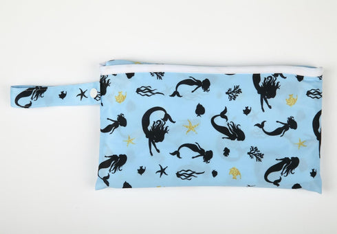 Baby Diaper Changing Mat Pad Portable Foldable Washable Compact Travel Nappy Waterproof Play Mat 30inx18.5in (Sea Mermaid)...