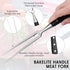 CHENGU 2 Pieces Carving Fork for Meat 12 Inch Kitchen Stainless Steel Serving Cooking with Wood Handle Classic Grill with ABS Handle Xmas Black Ba...