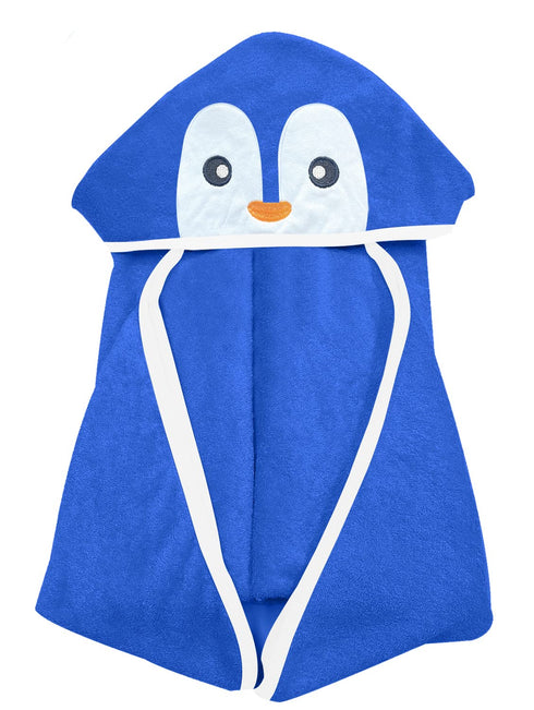 YOYOO Baby Bath Towel – Viscose Derived from Bamboo, Baby Hooded Towels - Newborn Essential Cute Navy Blue Penguin-Perfect Baby Registry Gifts for...