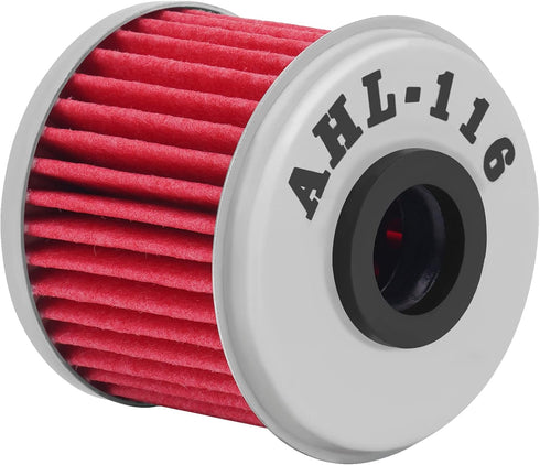 AHL 116 Oil Filter for Honda CRF150R CRF150 R CRF 150R 2007 2008 2009 2010 2011 2012 2013 2014 2015 2016 2017 2018 2019 2020 TRX450R CRF250X CRF25...