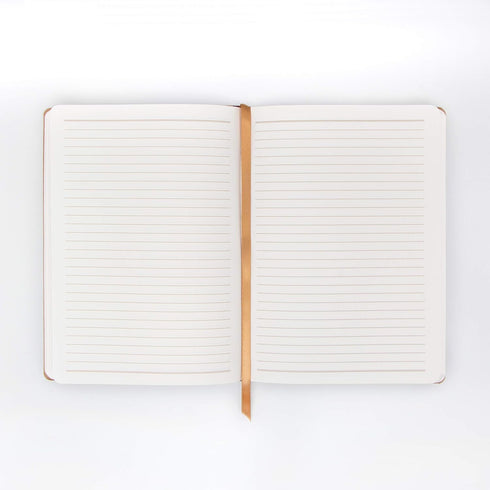 DesignWorks Ink Vegan Suede Flexible Cloth Journal Notebook with 192 Lined Pages and Ribbon Bookmark for Work, Writing, Journaling - 5.75" x 8" Du...