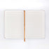 DesignWorks Ink Vegan Suede Flexible Cloth Journal Notebook with 192 Lined Pages and Ribbon Bookmark for Work, Writing, Journaling - 5.75" x 8" Du...