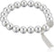 Nine West Women's Crystal Tassel Stretch Bracelet Silver Tone...