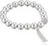 Nine West Women's Crystal Tassel Stretch Bracelet Silver Tone...