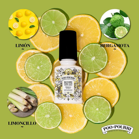 Poo-Pourri Before-You-Go Toilet Spray, Original Citrus, Travel Size 10 mL - Lemon, Bergamot and Lemongrass...