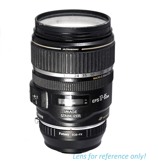 Fotasy Manual Cannon EF EF-S Lens to Fuji X Adapter, EOS EF to X Mount Adapter, Compatible with Fujifilm X-Pro1 X-Pro2 X-Pro3 X-E2 X-E3 X-A10 X-T1...