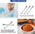 10 Pcs 2 in 1 Double Ended Lab Spoon Micro Lab Spatula Stainless Steel Lab Scoop Square & Flat Spoon End for Reagent Sampling, Mixing, Measuring...
