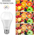 KINDEEP A21 LED Super Bright Light Bulb,150-200W Equivalent 23W E26 LED Bulb, 2500 Lumens, Warm White 3000K for Your Home, Office, Store, Garage, ...