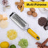 Classic Zester and Grater - Professional Kitchen Lemon Zester for Lime, Cheese, Garlic, Ginger, Chocolate, Vegetables, Fruits, Dishwasher Safe (Wi...
