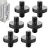 Camera Mount Screw 1/4 Male to 1/4 Male Threaded Tripod Screw Adapter for Camera Cage Camera Shoulder Mount DSLR Mic Stand 6 Pcs (Black)...
