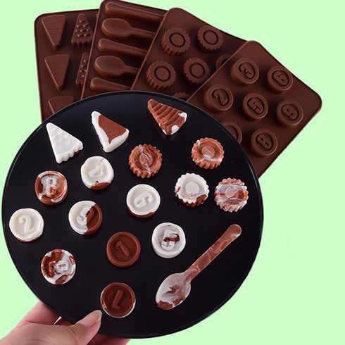 Kids' Complete Oven Pan Set Compatible with Easy Bake Ultimate Oven,Accessories for Cooking Easy Bake Oven Mixes,Includ Round flower style, round ...