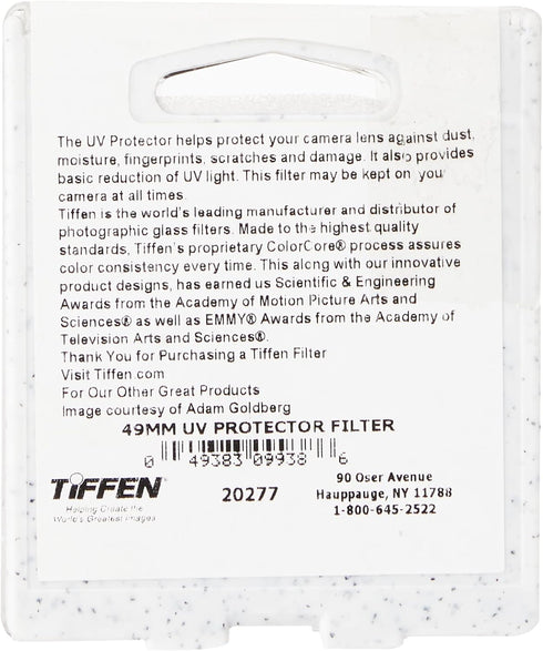 Tiffen 49UVP 49mm UV Protection Camera Lens Filter , Black...