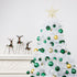 Lulu Home Christmas Ball Ornaments, 24 Ct 2.36" Pre-Strung Hanging Ornament Decorations, Xmas Shatterproof Plastic Balls for Holiday Party Wreath ...