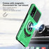 Customerfirst for TCL 40-XE 5G Phone Case, with Tempered Glass Screen Protector, Ring Kickstand for Magnetic Car Mount, Military Grade, Heavy Duty...