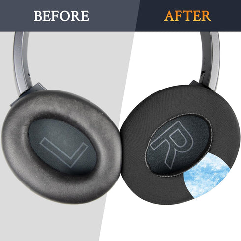 SOULWIT Cooling Gel Ear Pads Cushions Replacement for Anker Soundcore Life 2 (Not fit Life 2 Neo)/Q20/Q20+/Q20I/Q20BT Headphones, Ear Pads with Hi...
