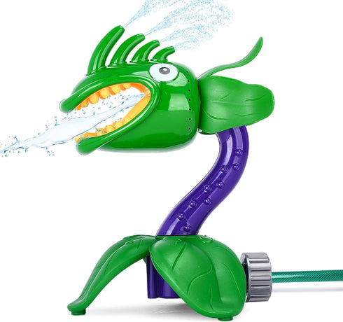 Dazmers Dragon Head Kids Sprinklers for Outside - Fun Water Jets Toy for Lawn or Garden - Water Sprinkler Toy for Large Areas - Backyard Activitie...