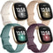 Getino Compatible with Fitbit Sense 2/ Sense Bands/Versa 4/ Versa 3 Bands Women Men, Soft Sport Accessories, Band for Fitbit Sense/Sense 2/ Versa ...