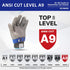 Schwer SlicePro ANSI A9 Cut Resistant Glove PR1706, Stainless Steel Mesh Metal Glove, Food Grade for Kitchen Cooking, Butcher Meat Cutting, Oyster...