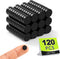 Small Magnets, 120Pack Black Refrigerator Magnets 8x3mm Rare Earth Magnets Neodymium Magnets for Crafts, Whiteboard, Kitchen Cabinet...