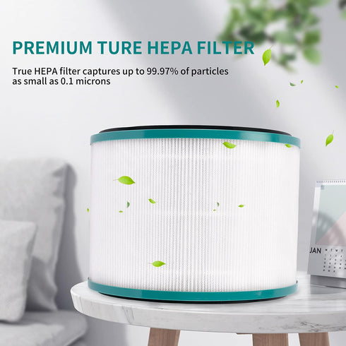 Replacement HEPA Filter Compatible with Desk Purifier Pure Cool Link DP01 DP03 HP00 HP01 HP02 HP03,Compatible with Part 968125-03...