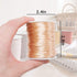 Promise Babe Gold Satin Rattail Cord for Baby Teething Necklace 75m DIY Teether Craft Supplies Line...