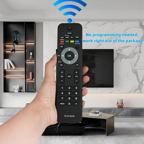 Replacement Remote Control for Philips TV 46PFL3706/F7 47PFL5603D/27 47PFL5603D/F7 52PFL5704D 52PFL5704D/F7...