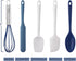 Cook with Color MINI Silicone Cooking Utensils, 5 Pc MINI Kitchen Utensil Set, Easy to Clean Silicone Kitchen Utensils, Cooking Utensils for Nonst...
