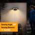 Solar Motion Sensor Outdoor Wall Light, Solar Sconce Lights Waterproof 3 Modes, Battery Solar Security Lighting LED for Porch Garden Patio Yard, 3...