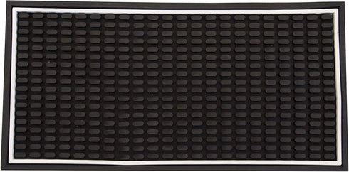 Highball & Chaser Bar Mat 12in x 6in. 1cm Thick Durable and Stylish Bar Mat for Spills, Service Mat for Coffee, Bars, Restaurants CounterTop Dish ...