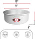 Fat Daddio's Anodized Aluminum Round Cake Pan, 9 x 4 Inch...