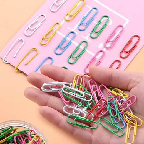 600 Pcs Paper Clips, 1.1 Inch Multicolour Paper Clips Holder for Sheets Files Office School and Personal Document Files Organization (1.1 inch)...