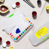 Falling in Art Airtight Watercolor Palette, Plastic Paint Palette with 18 Wells and 3 Mixing Areas, Folding Paint Tray with Lid, Suitable for Acry...
