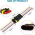 G 5 Pin Way Electrical Wire Connector Male Female Plug Socket Quick Disconnect Waterproof Plug Play for Car Truck Motorcycle Marine Boat...