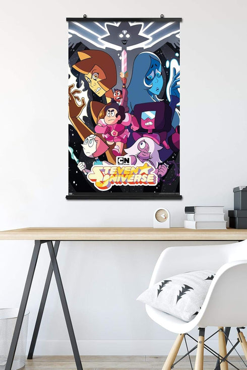 Trends International Steven Universe - One Sheet Wall Poster, 34L x 22.4W, Premium Poster & Clip Bundle...