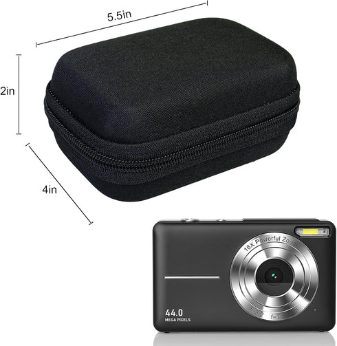 Digital Camera Case Carrying & Protective Case Carrying Bag Compatible Digital Camera/for VAHOIALD/for IWEUKJLO/for Zostuic/for CAMKORY/for BEVLXN...