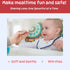 Silicone Baby Spoon Set, Infant Spoon 3-12 Months, Self-feeding Spoon, Dishwasher and Microwave Safe, First Stage Baby Led Weaning Spoon, Set of 2...