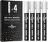 STATIONERY ISLAND Liquid Chalk Markers White Erasable Chalk Marker Pens for Non-Porous Blackboard, Chalkboard, Window, Glass, Signs, Bistro Board ...