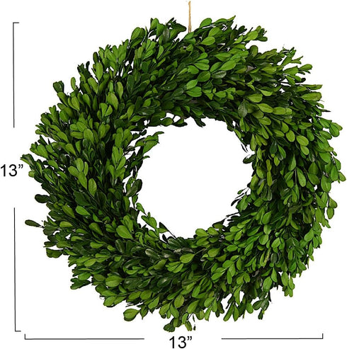 Creative Co-Op Faux Boxwood Wreath...