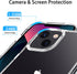JJGoo Compatiable with iPhone 13 Case Clear, Transparent Shockproof Phone Case, Slim Anti-Scratch Hard PC Back Protective Cover Bumper, Clear...