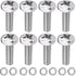 M4 Screws M4x12mm for TV Mount or Monitor 30 Inch or Small VESA Mount Screw Mounting Phillips Head Screw Pack of 8...