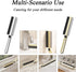 2 Pcs Hard Bristle Crevice Cleaning Brush, 2-in-1 Scraper Crevice Brush, Multifunctional Gap Cleaning Brush Tool, for Household Use, Home, Kitchen...