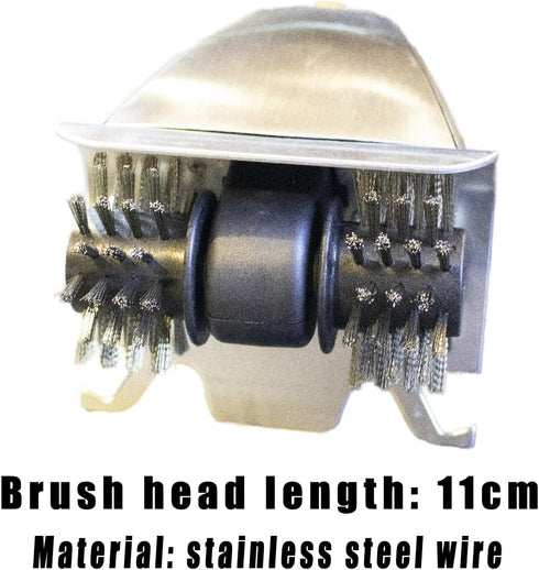 BetterDay 2 Replaceable Stainless Steel Brush Heads for Betterday's Electric Grill Brush(Silver-brush head)...