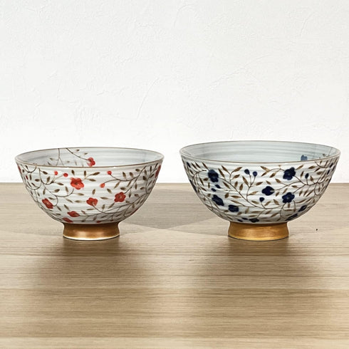 Traditional Style Japanese Ceramics Rice Bowl Chawan Pottery, Dishwasher Microwave Safe Made in Japan (Kohiki Kozakura, Medium (oohira))...