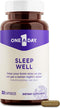 One-A-Day Sleep Supplement - Sleep Supplements for Adults, Sleep Support with Passionflower and Melatonin, Sleep Support with Sleep Well, 30 Capsu...