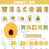 77Pcs Bee Bulletin Board Decorations Summer Bee Hive Cutout Classroom Bulletin Board Border Set Decoration Bee Sunflower Cut Outs for Wall Decor C...