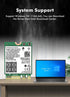 WiFi 6E Wireless Card Intel AX210 NGW Bluetooth 5.3 Tri-Band 5400Mbps Network Adapter for Laptop Support Windows 10/11 (64bit) M.2/NGFF...