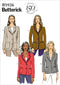 Butterick Patterns B5926F50 Misses'/Misses' Petite Jacket Sewing Template, Size F5 (16-18-20-22-24)...
