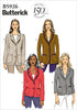 Butterick Patterns B5926F50 Misses'/Misses' Petite Jacket Sewing Template, Size F5 (16-18-20-22-24)...