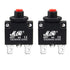 9 Amps Thermal Circuit Breakers 125/250V AC 32V DC Push Button Manual Reset Overload Protector Switch 9A 2 Pack...
